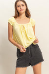 Slub Knit Top