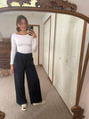 boatneck long sleeve basic - white