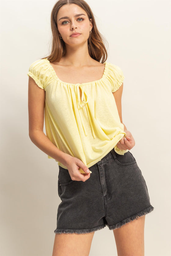 Slub Knit Top