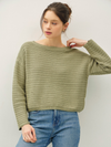 Forest Boatneck Sweater