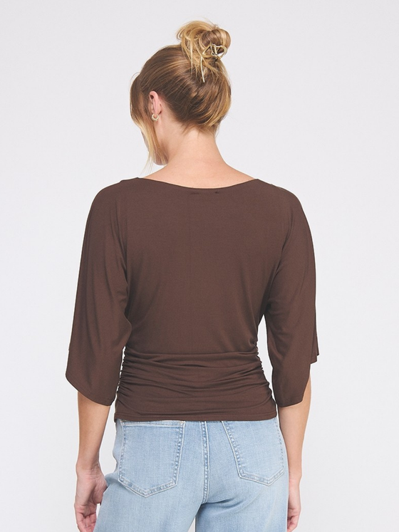 Angelica Blouse- Brown