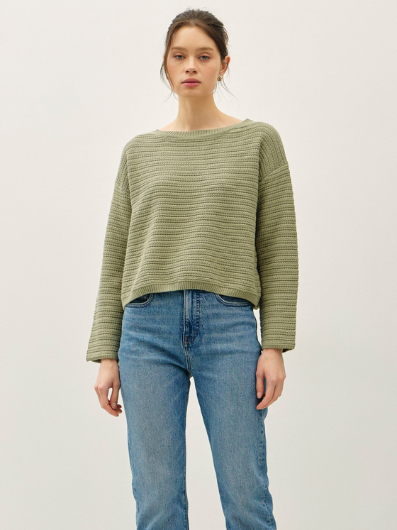Forest Boatneck Sweater