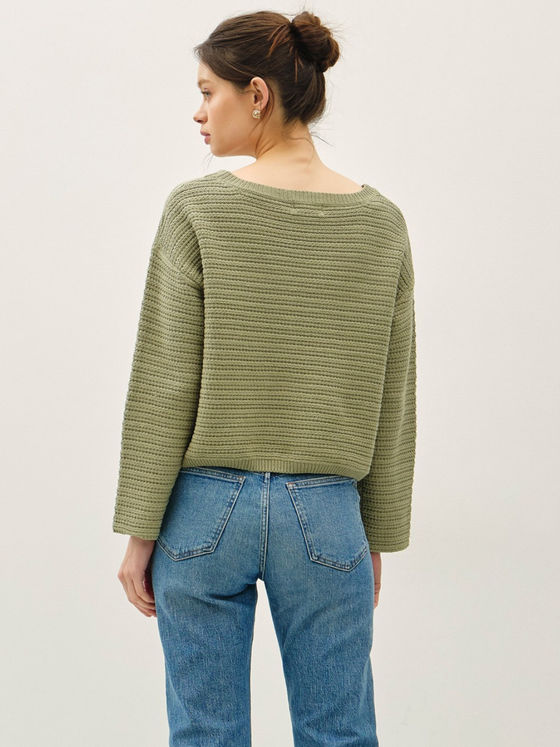 Forest Boatneck Sweater