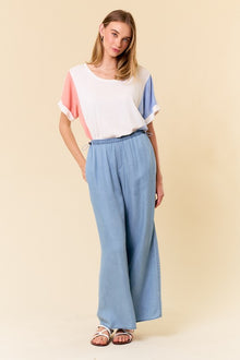  Drawcord Denim Pant