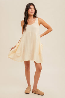  Sunshine Crinkle Sundress