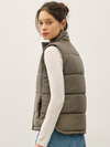Peyton Brushed Vest - Olive