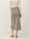 Plaid Midi Skirt