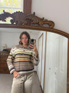 Aaron Stripe Polo Sweater