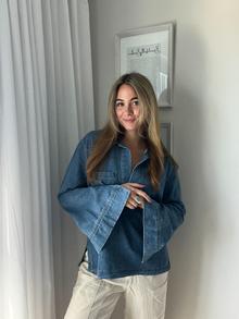  Aspen Denim Blouse