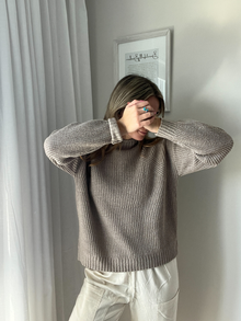  Harvest Mock Neck Sweater