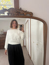 Dolman Delicate Cable Sweater
