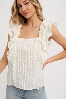  Frills Lace Blouse